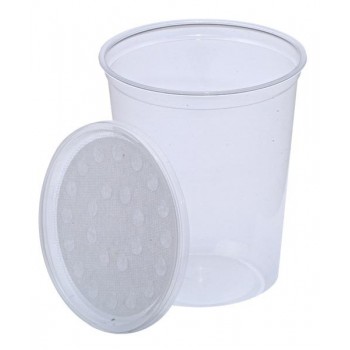 32oz Poly Fabric Tub + Lid